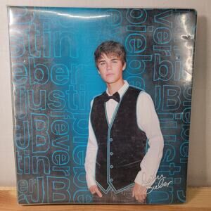 Justin Bieber Blue Binder w/ Dividers & Journal